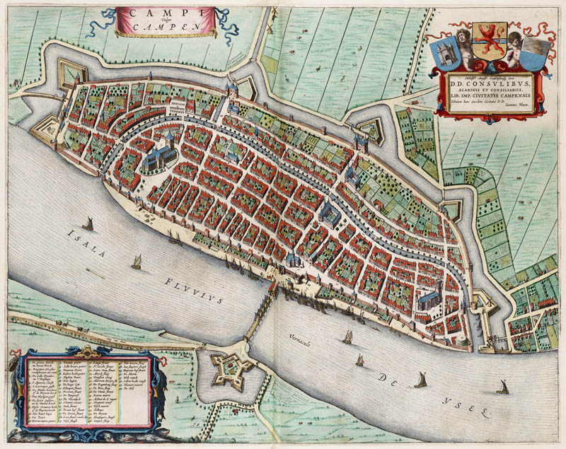 Kampen 1649 Blaeu